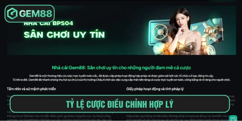 Về Chúng Tôi Tỷ lệ cược điều chỉnh hợp lý