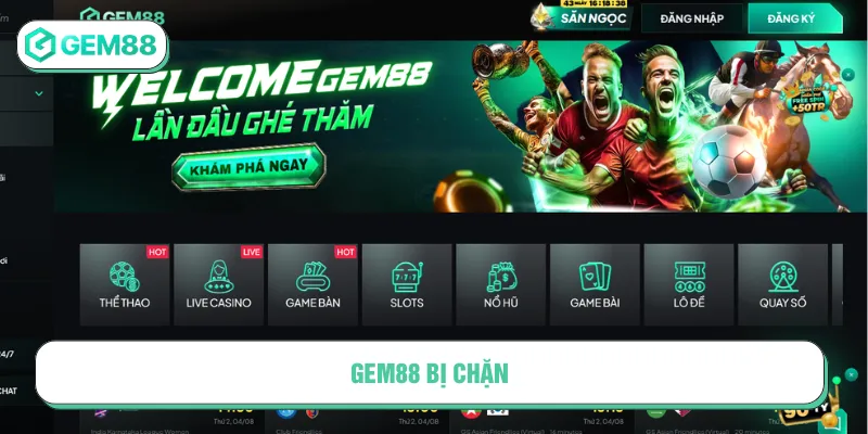 Gem88 bị chặn
