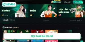 mẹo đánh bài online