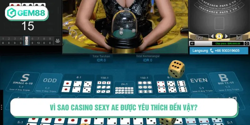 Vì sao Casino Sexy AE được yêu thích đến vậy?