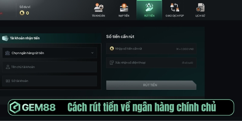 Gem88【Gem 88】Link Vào Nhà Cái Gem88.Com Chính Thức 2026 Cách rút tiền về ngân hàng chính chủ